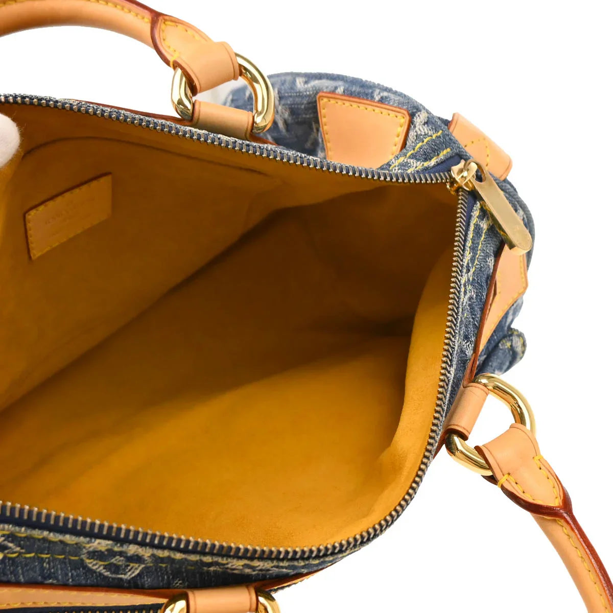 Louis Vuitton 2006 Blue Monogram Denim Neo Handbag M95019