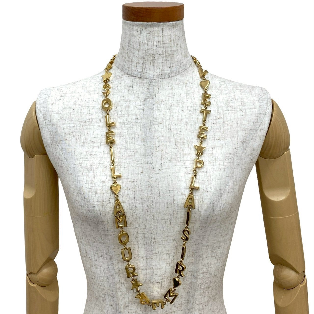 YVES SAINT LAURENT Necklace Gold Plated gold