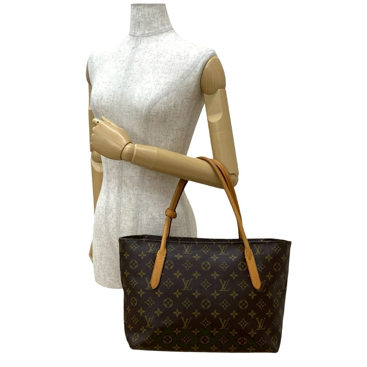 LOUIS VUITTON Handbag leather Brown Monogram Raspail PM