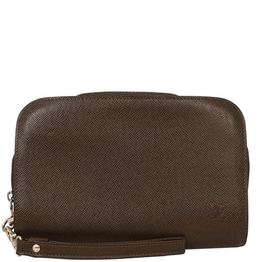 Louis Vuitton 2006 Brown Taiga Baikal Clutch Bag M30188