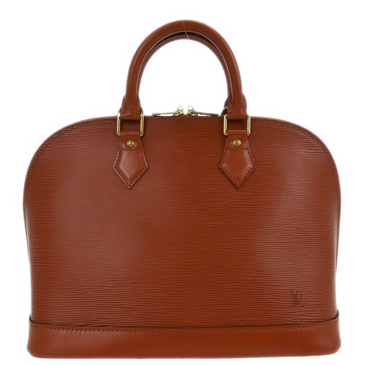 Louis Vuitton 1998 Brown Epi Alma Handbag M52143