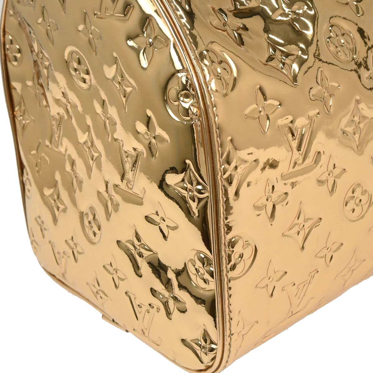 Louis Vuitton Gold Monogram Miroir 30 Handbag M95272