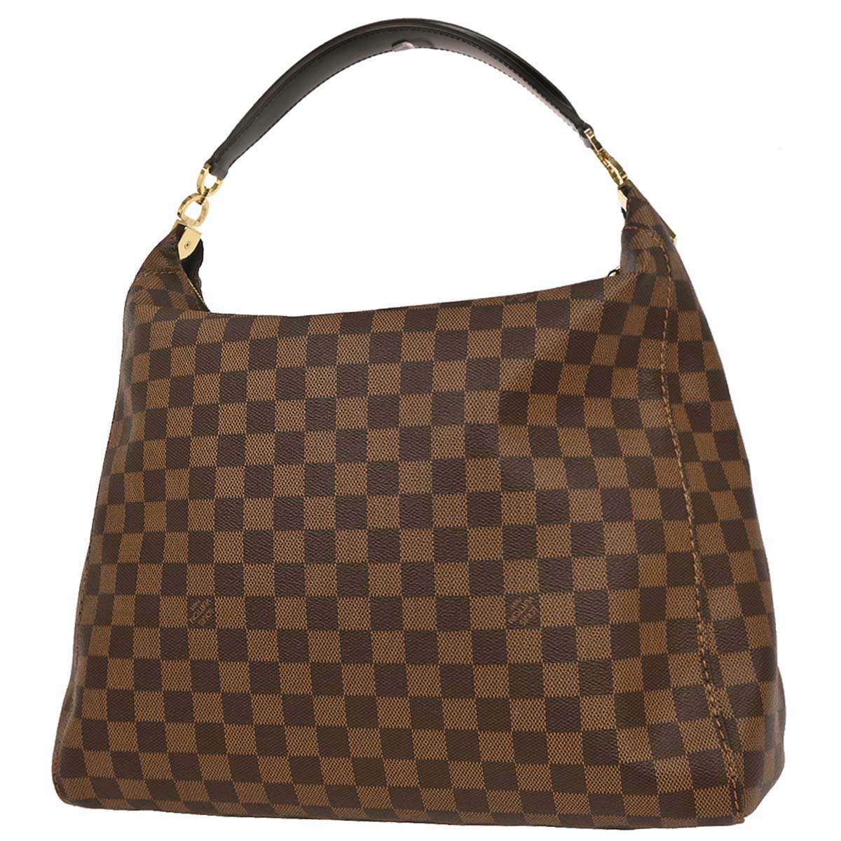 Louis Vuitton 2014 Damier Portobello GM Hobo Handbag N41185