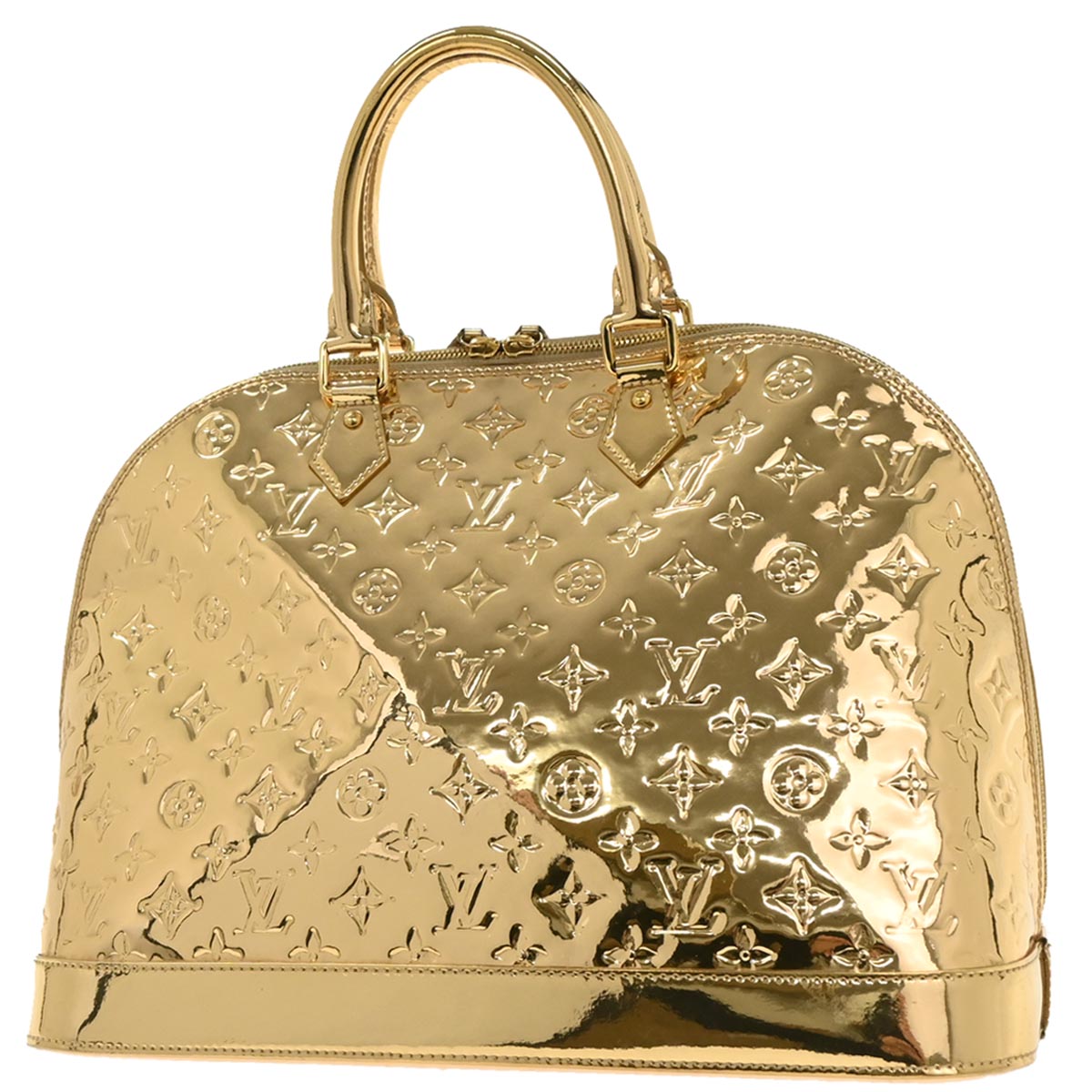 Louis Vuitton Gold Monogram Miroir Alma MM Handbag M93624