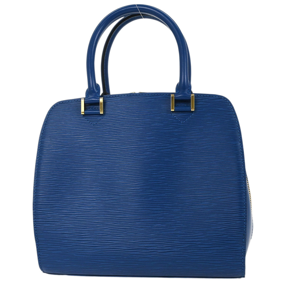 Louis Vuitton 1998 Blue Epi Pont Neuf Handbag M52055