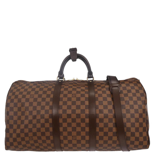 Louis Vuitton 2006 Damier Keepall Bandouliere 55 Duffle Bag N41414