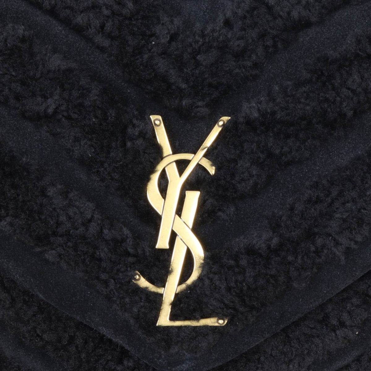 Saint Laurent Loulou Shearling Medium