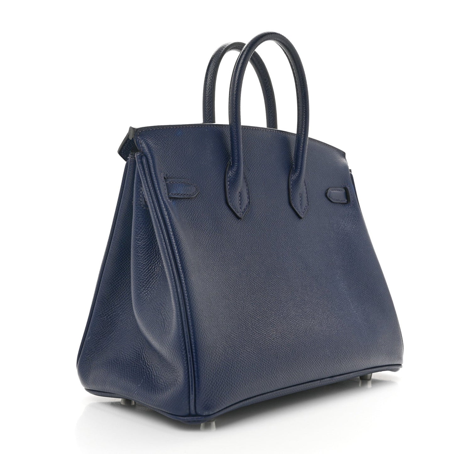 Hermes Epsom Verso Birkin 25 Bleu De Malte Bleu Sapphire