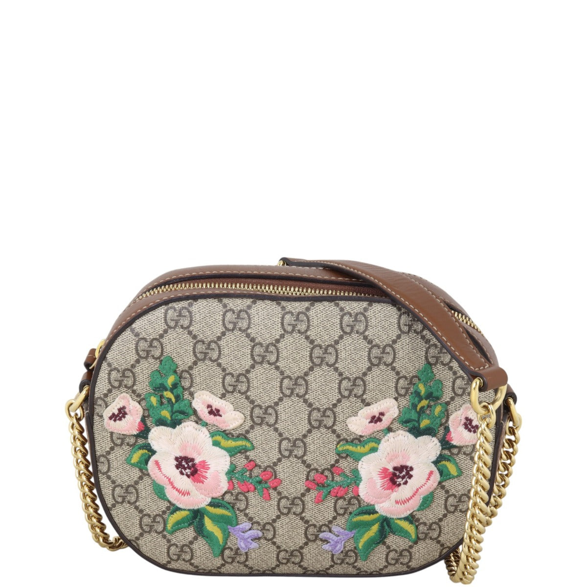 Gucci GG Supreme Embroidered Souvenir Bag