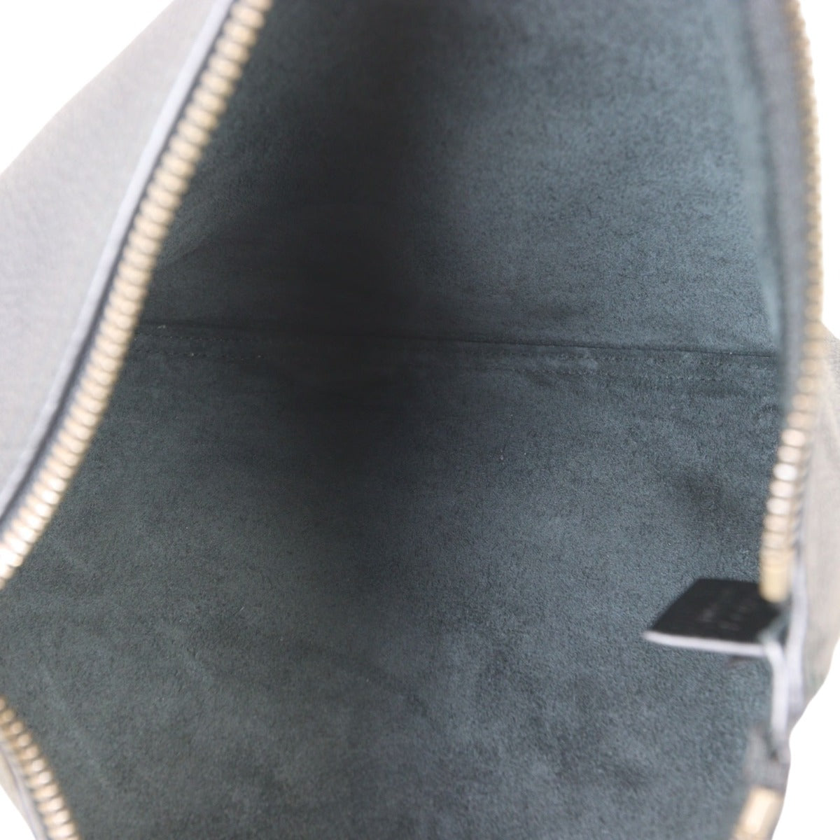 Gucci Logo Print Leather Pouch