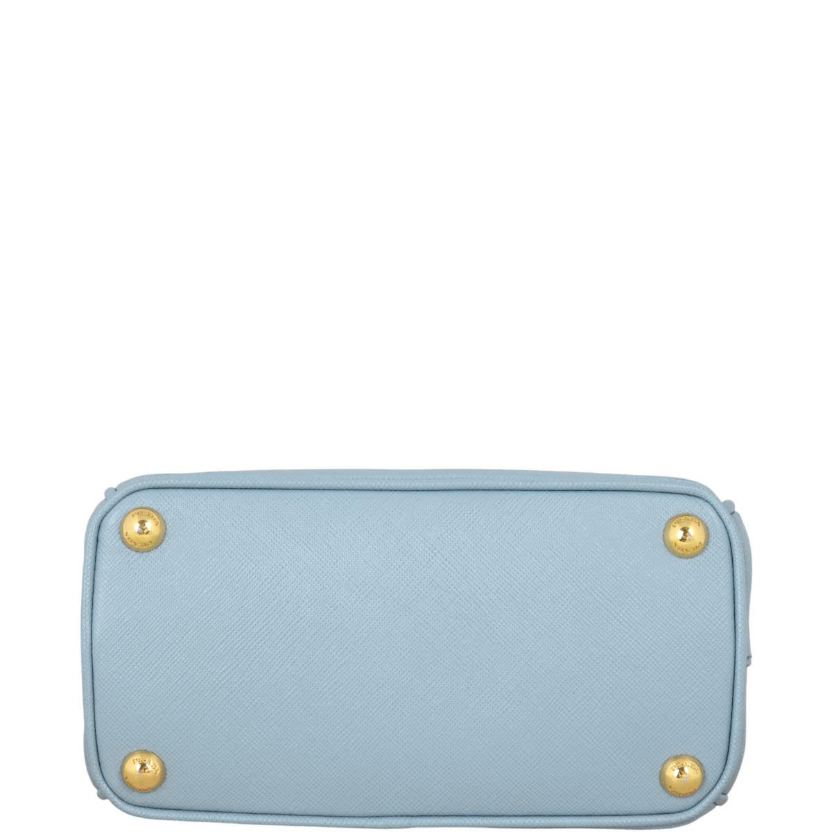 Prada Saffiano Lux Galleria Double Zip Tote Micro