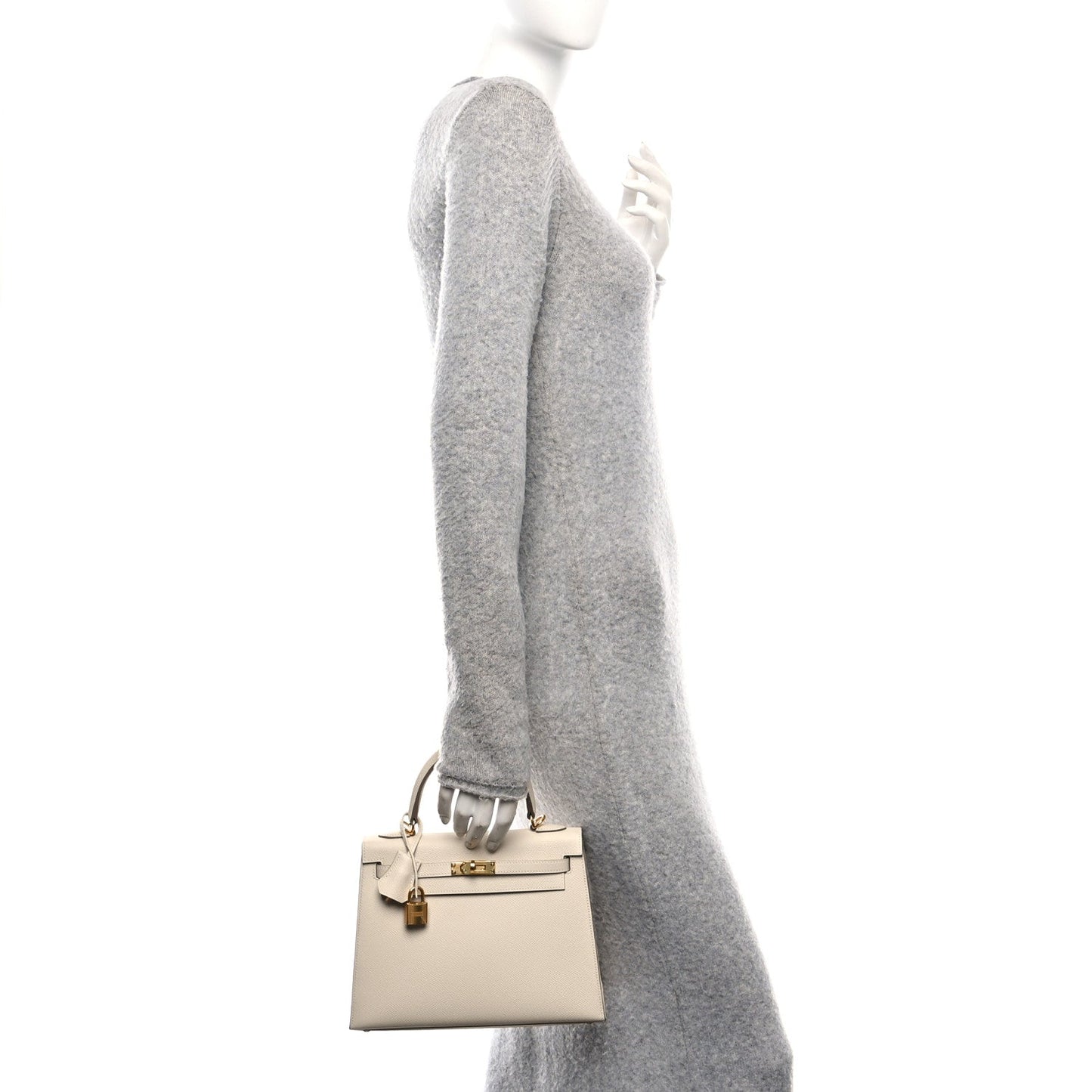 Hermes Epsom Kelly Sellier 25 Craie