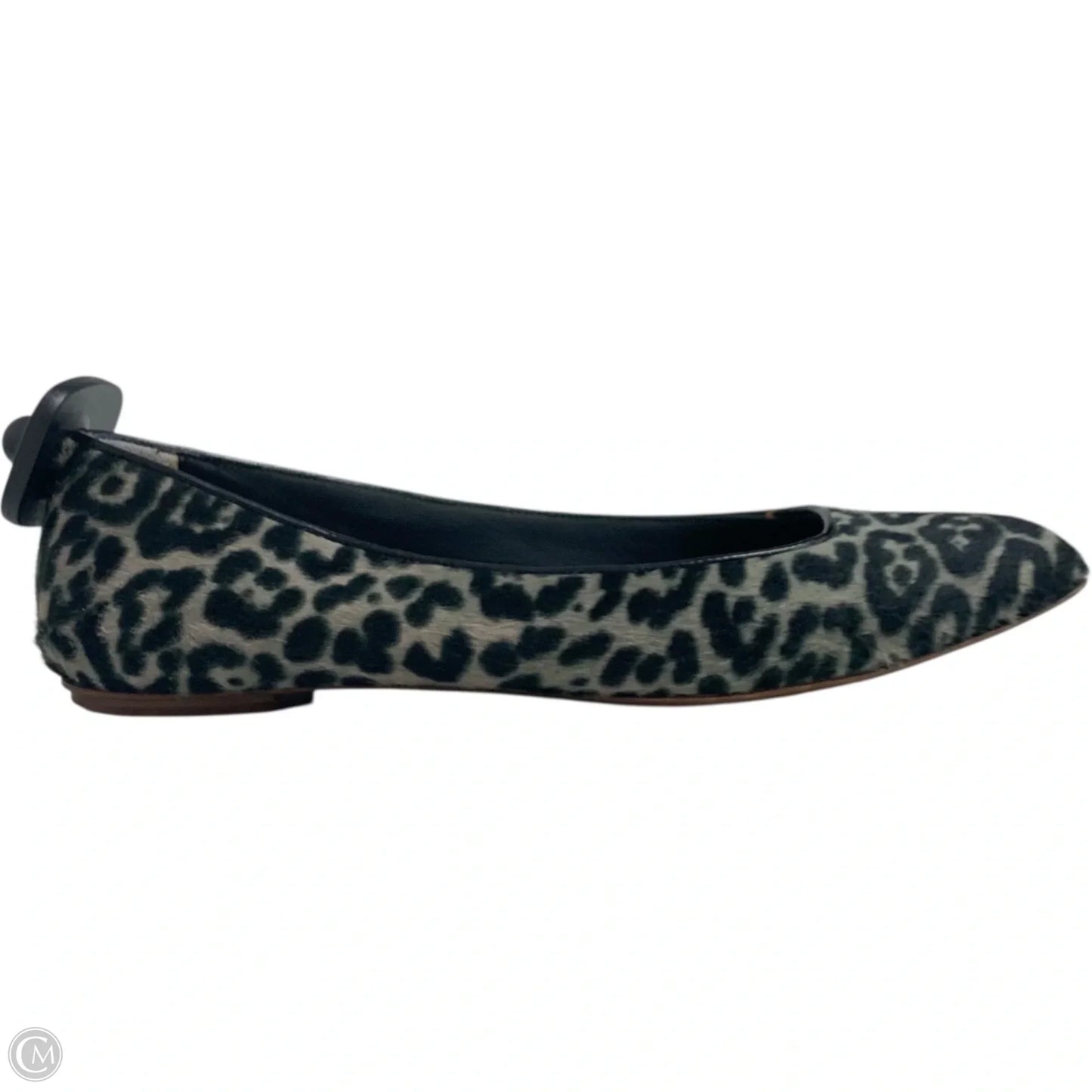 Shoes Luxury Designer By Yves Saint Laurent In Leopard Print, Size: 8.5