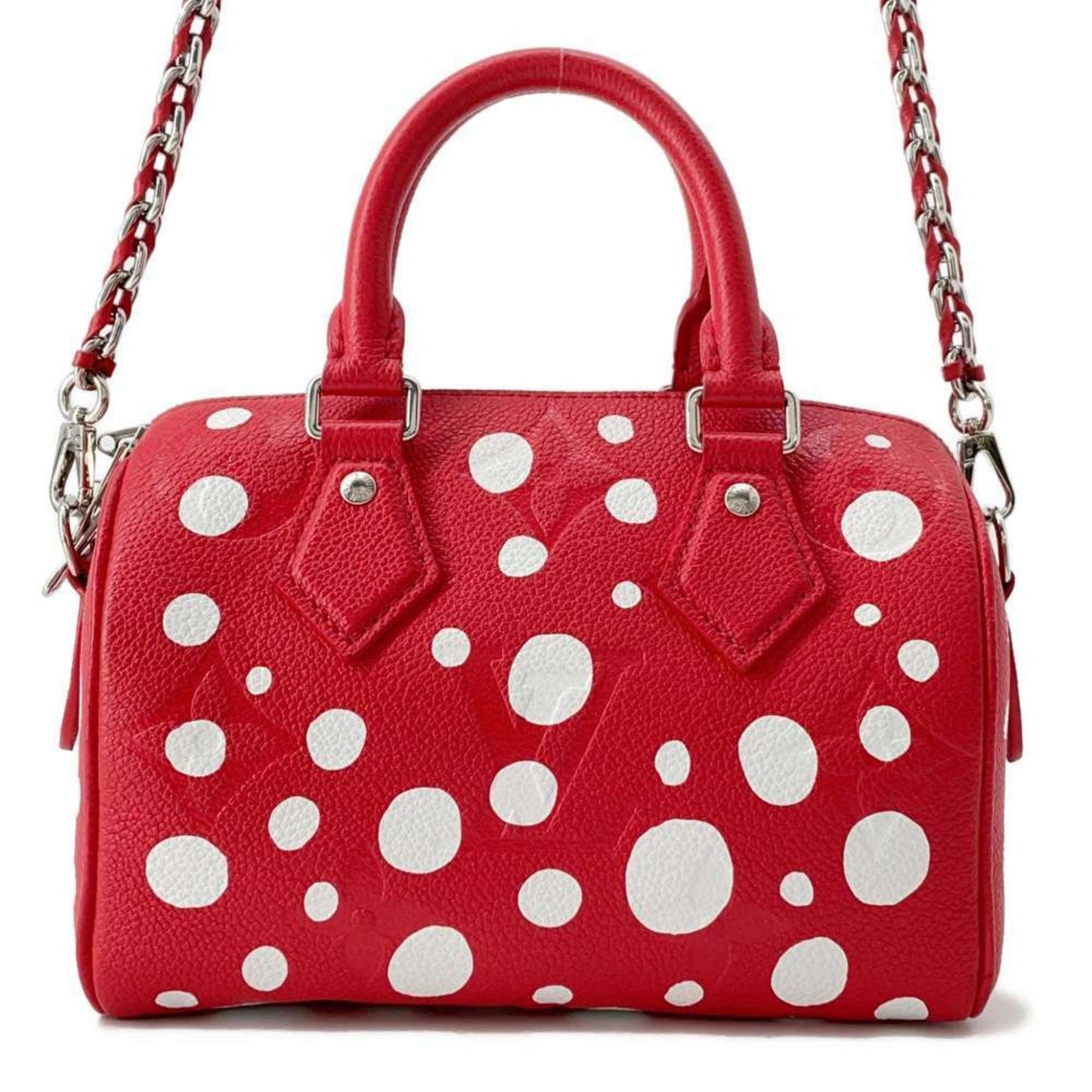 Louis Vuitton Blanc Rouge Monogram Empreinte Handbag