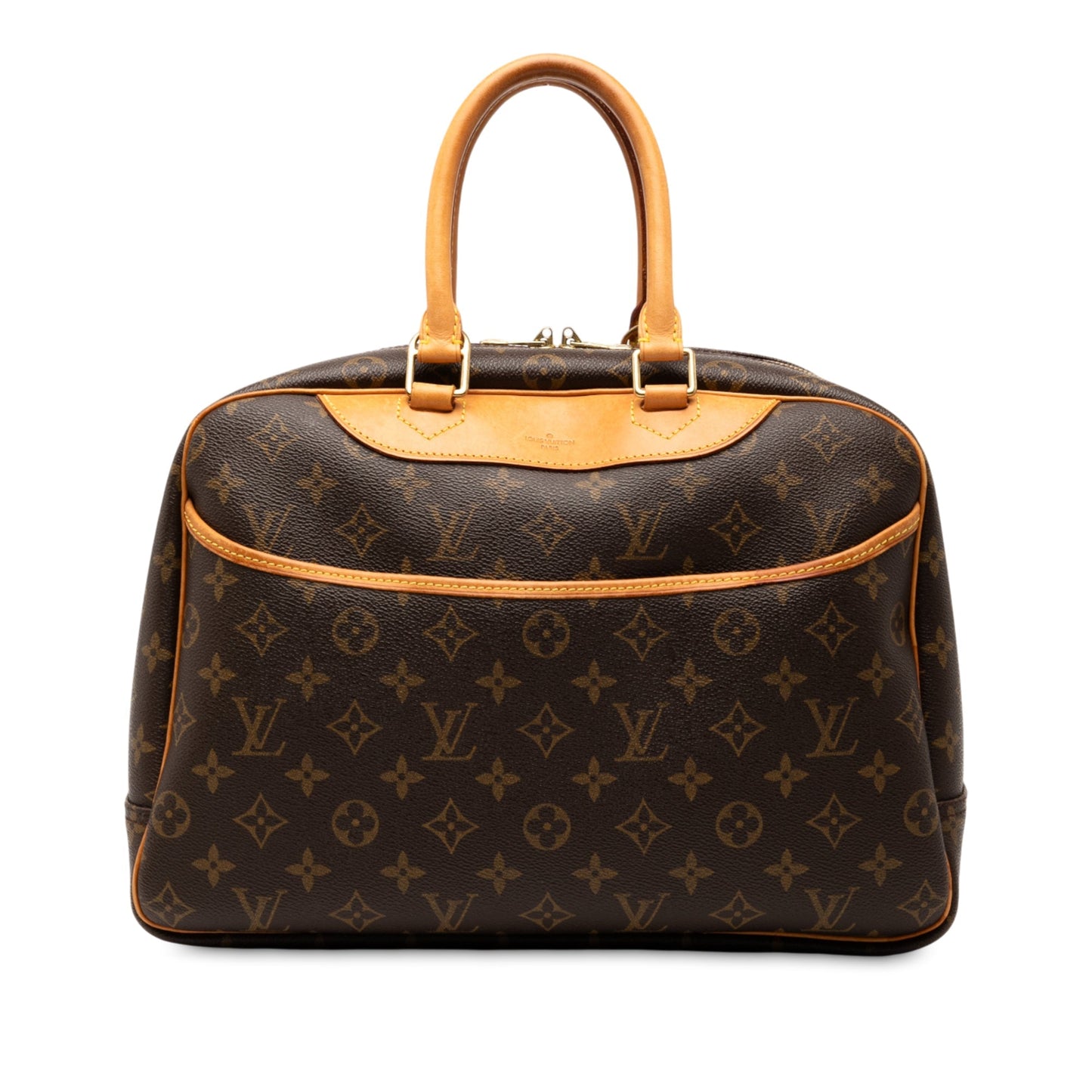 Brown Louis Vuitton Monogram Deauville Handbag