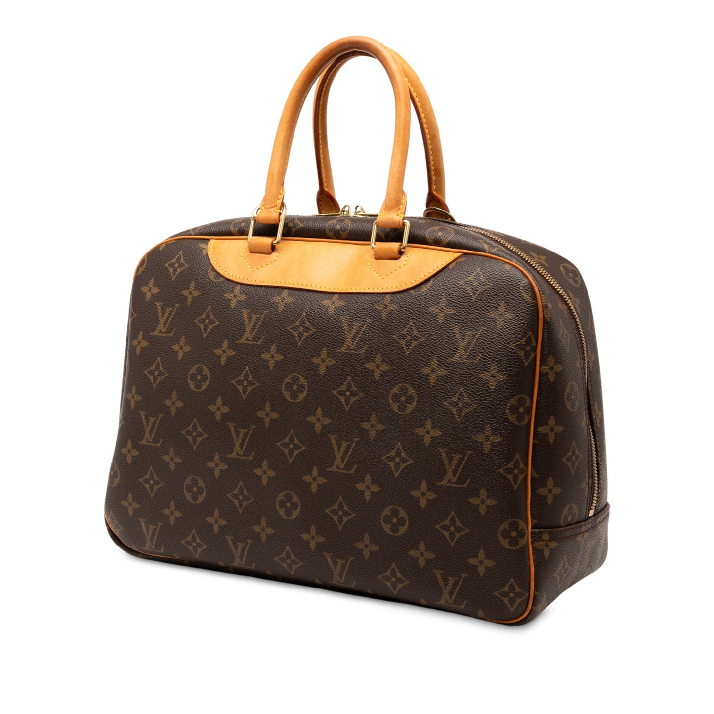 Brown Louis Vuitton Monogram Deauville Handbag