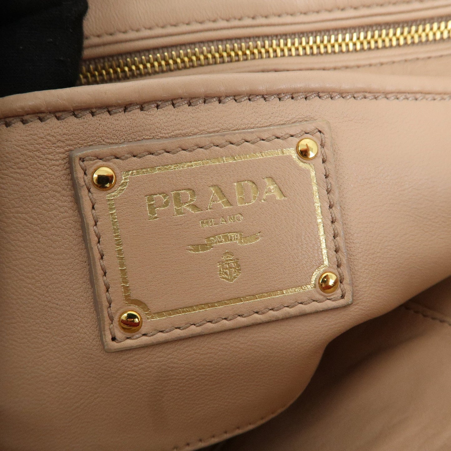PRADA Leather Clutch Bag Red