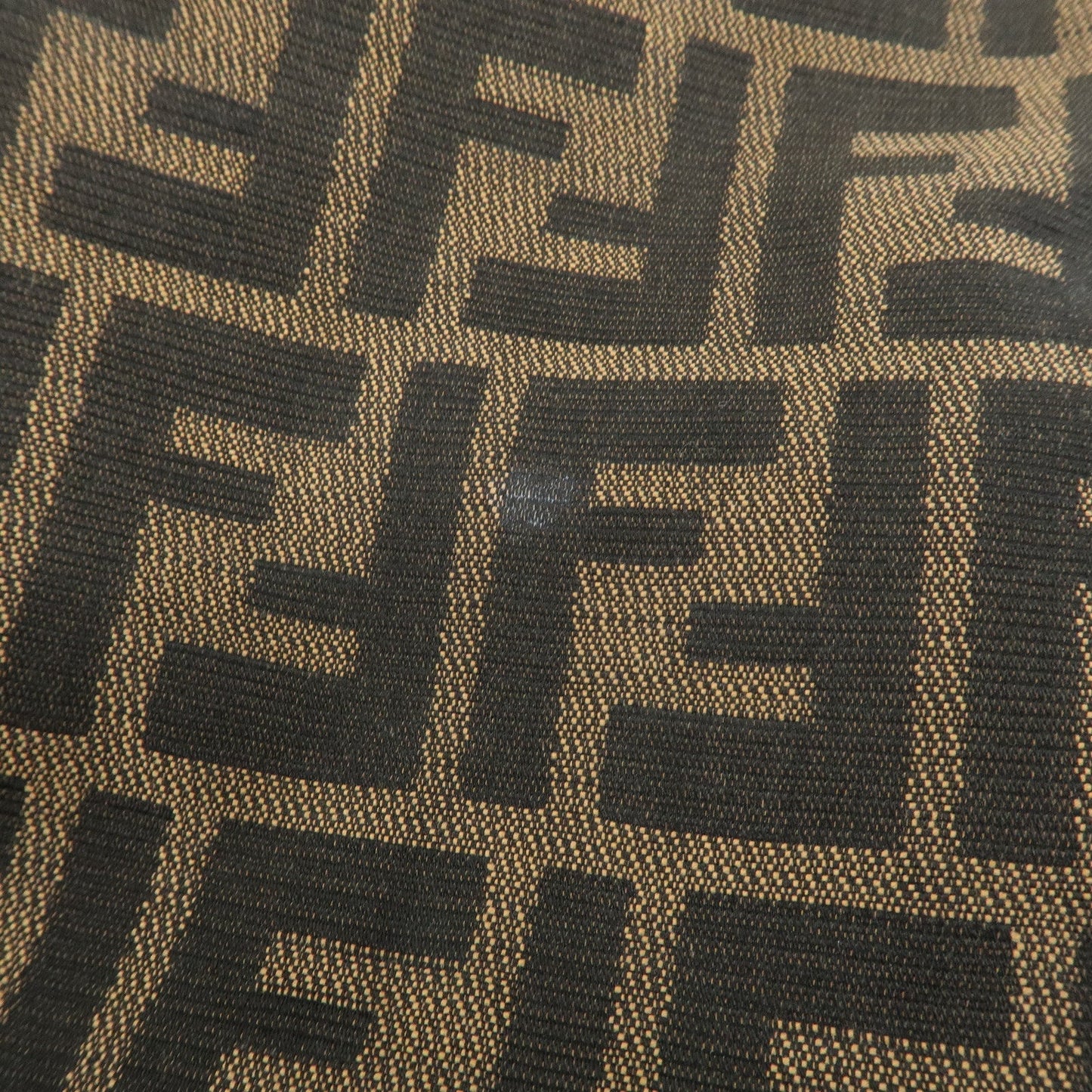 FENDI Zucca Canvas Leather Shoulder Bag Hand Bag 26423 F/S