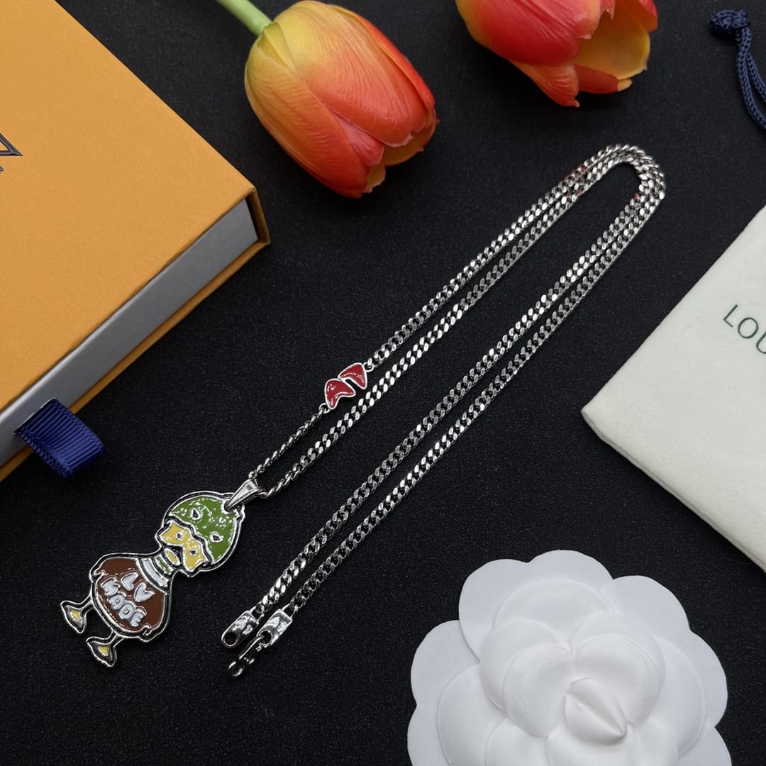 Louis Vuitton Chain Necklace ( Men) Unisex