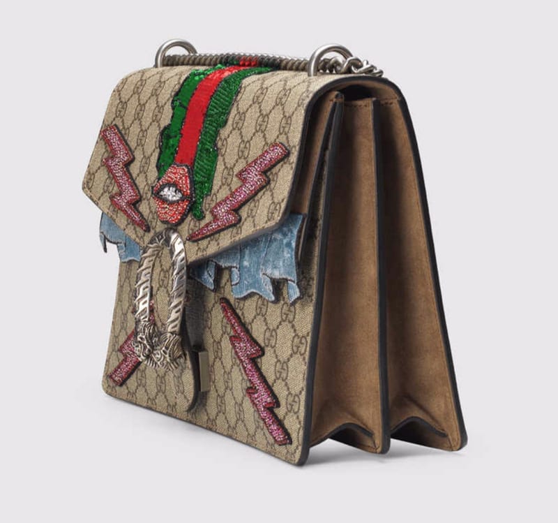 Gucci Monogram Caro Canvas Shoulder Bag