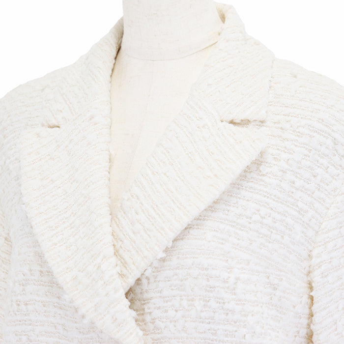 Chanel Tweed Double-Breasted Jacket Classic Flap Tote