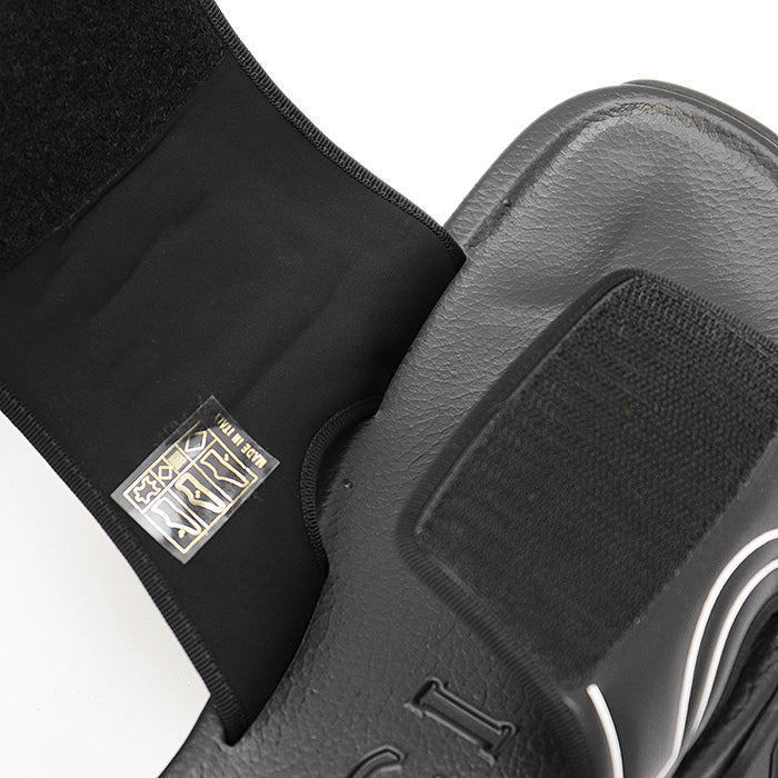 Gucci Slide Signature Logo Leather Rubber Sandals
