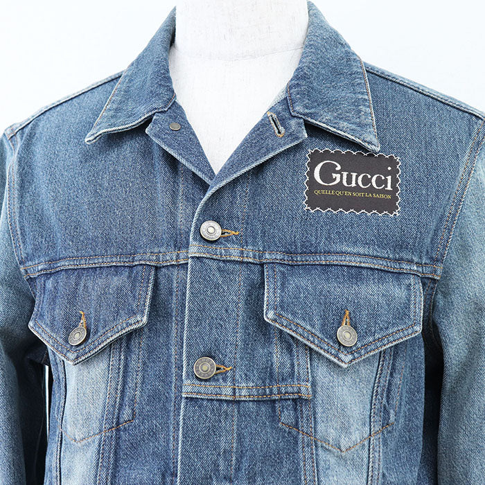 Gucci QUELLE QU'EN SOIT LA SAISON Denim Jacket Cotton Outerwear