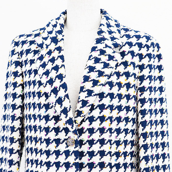 Chanel Fantaisie Tweed Houndstooth Jacket Handbag