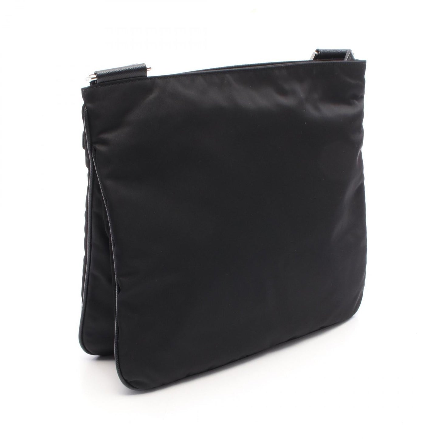 Prada TESSUTO SAFFI Nylon Saffiano Leather Shoulder Bag