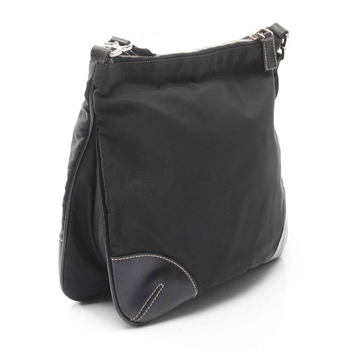 Prada TESSUTO LIGHT Nylon Leather Shoulder Bag