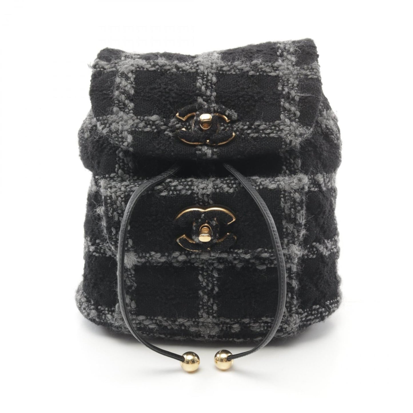 Chanel Coco Mark Fabric Backpack Classic Flap
