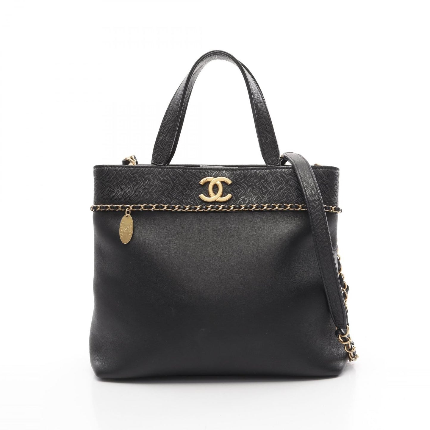 Chanel Coco Mark MatelassÃ© Grained Calfskin Shoulder Bag