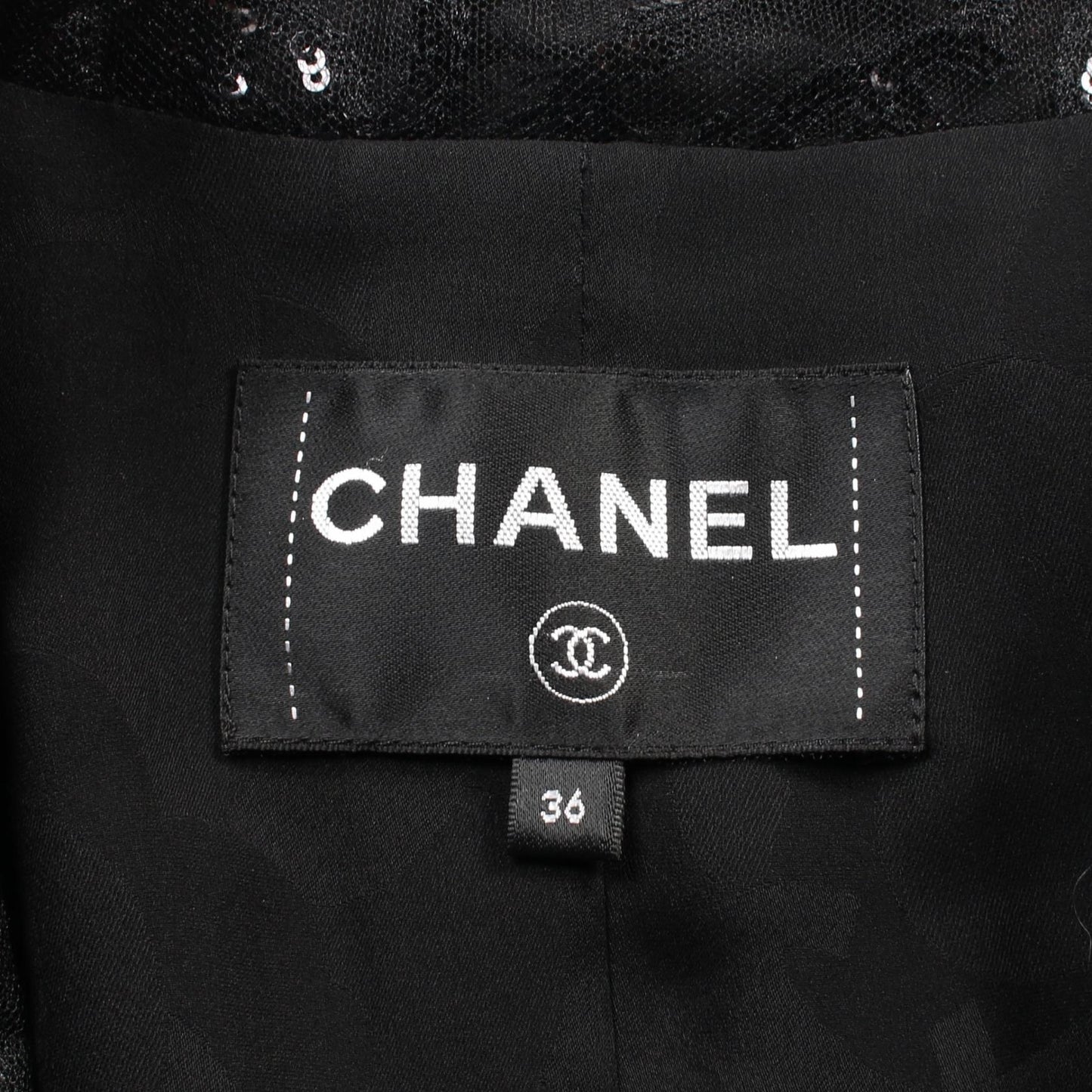 Chanel Coco Mark Eyelet Cotton/Polyester Outer Handbag