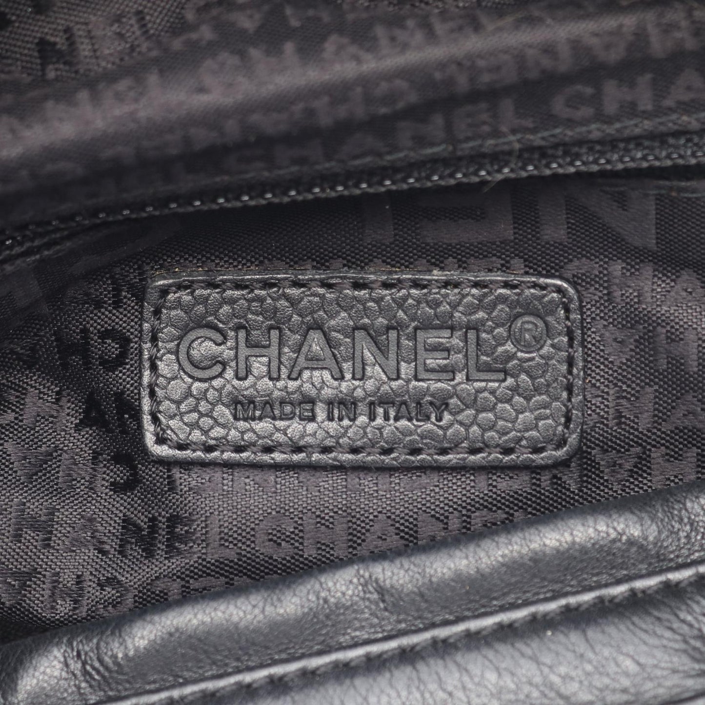 Chanel Leather Fabric Handbag