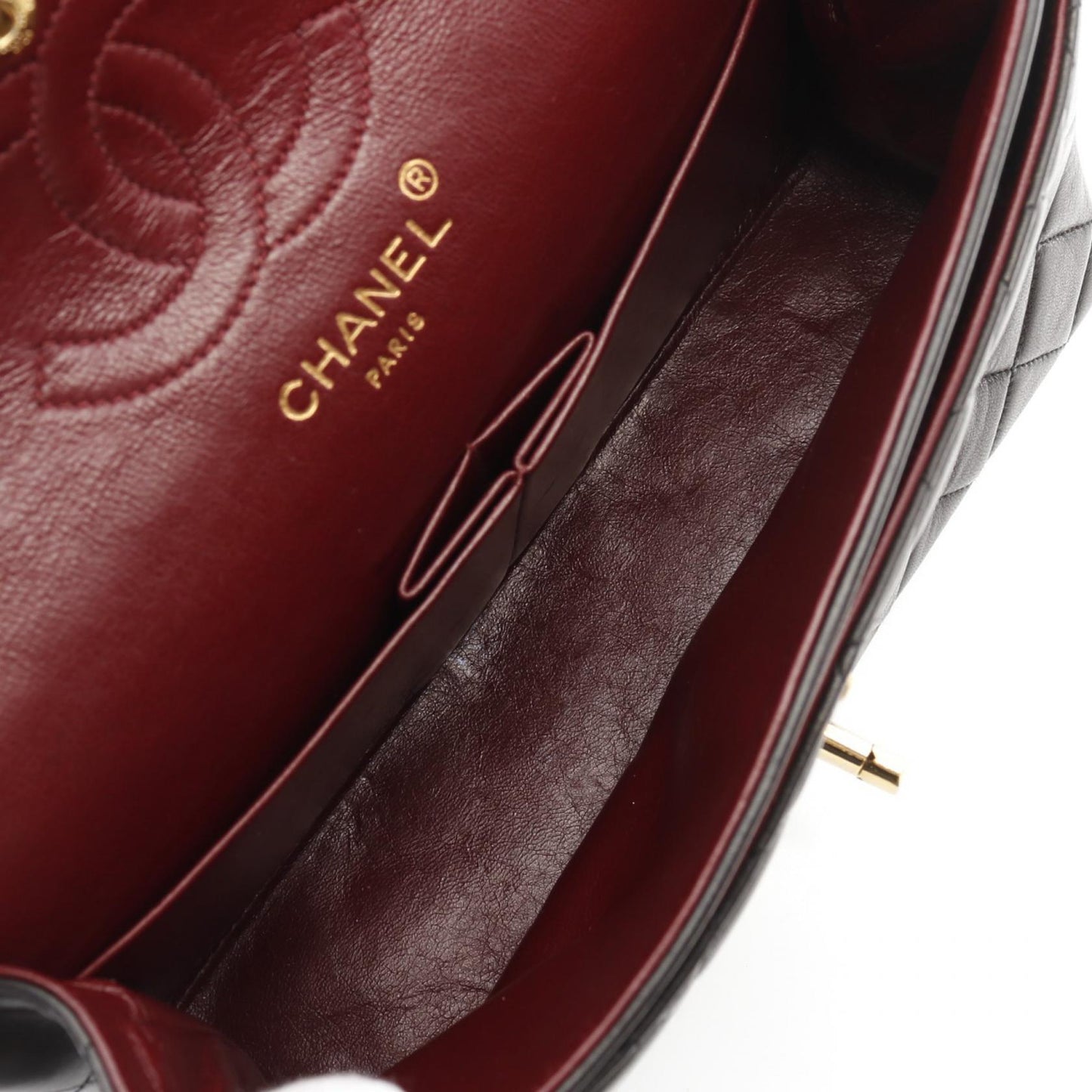 Chanel Matelasse Lambskin Shoulder Bag Classic Flap