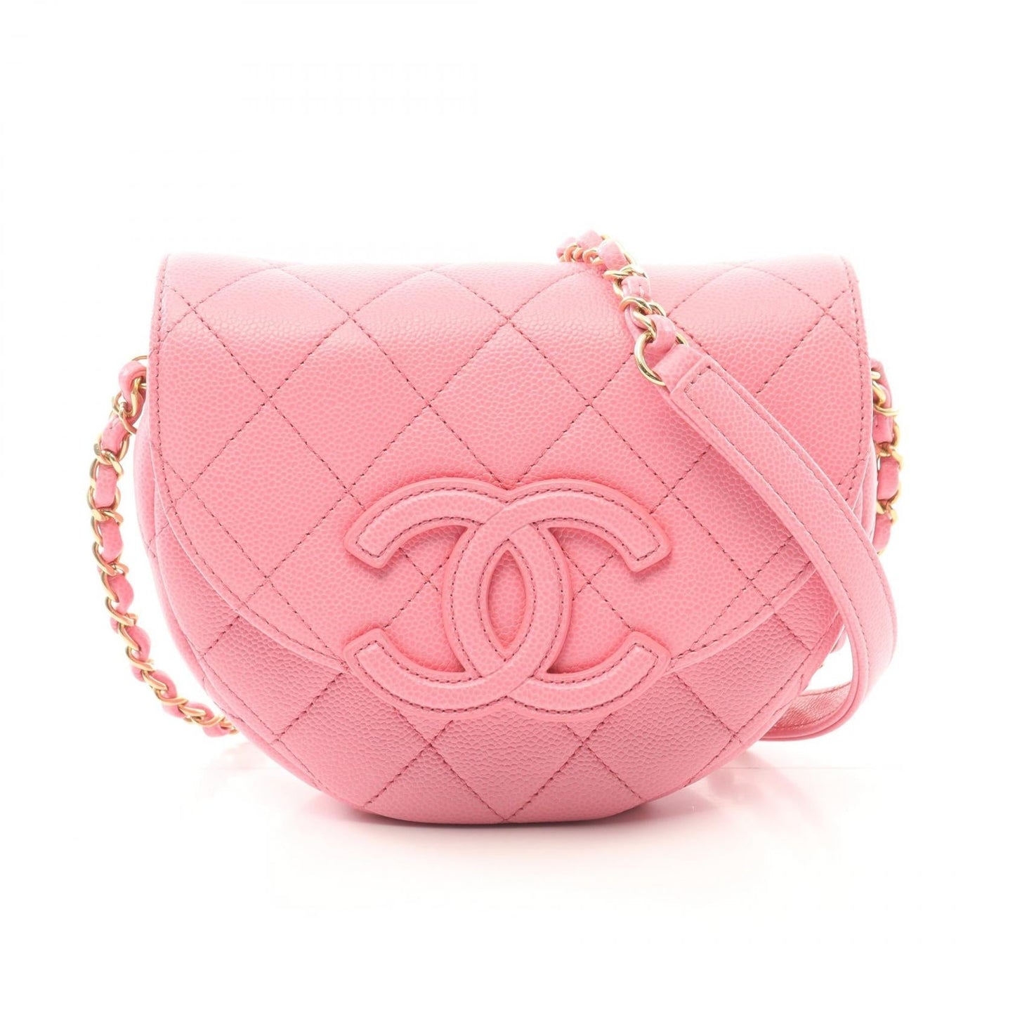 Chanel Matelassé Caviar Skin Messenger Bag