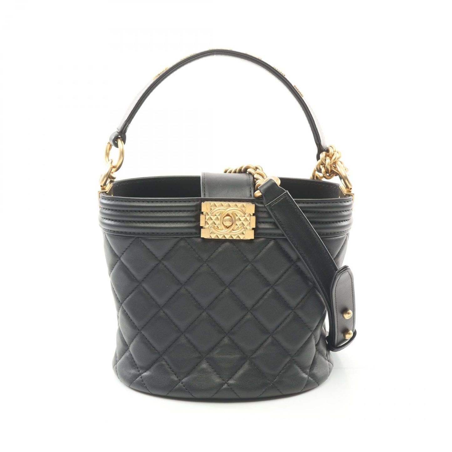 Chanel Boy Chanel Lambskin Shoulder Bag