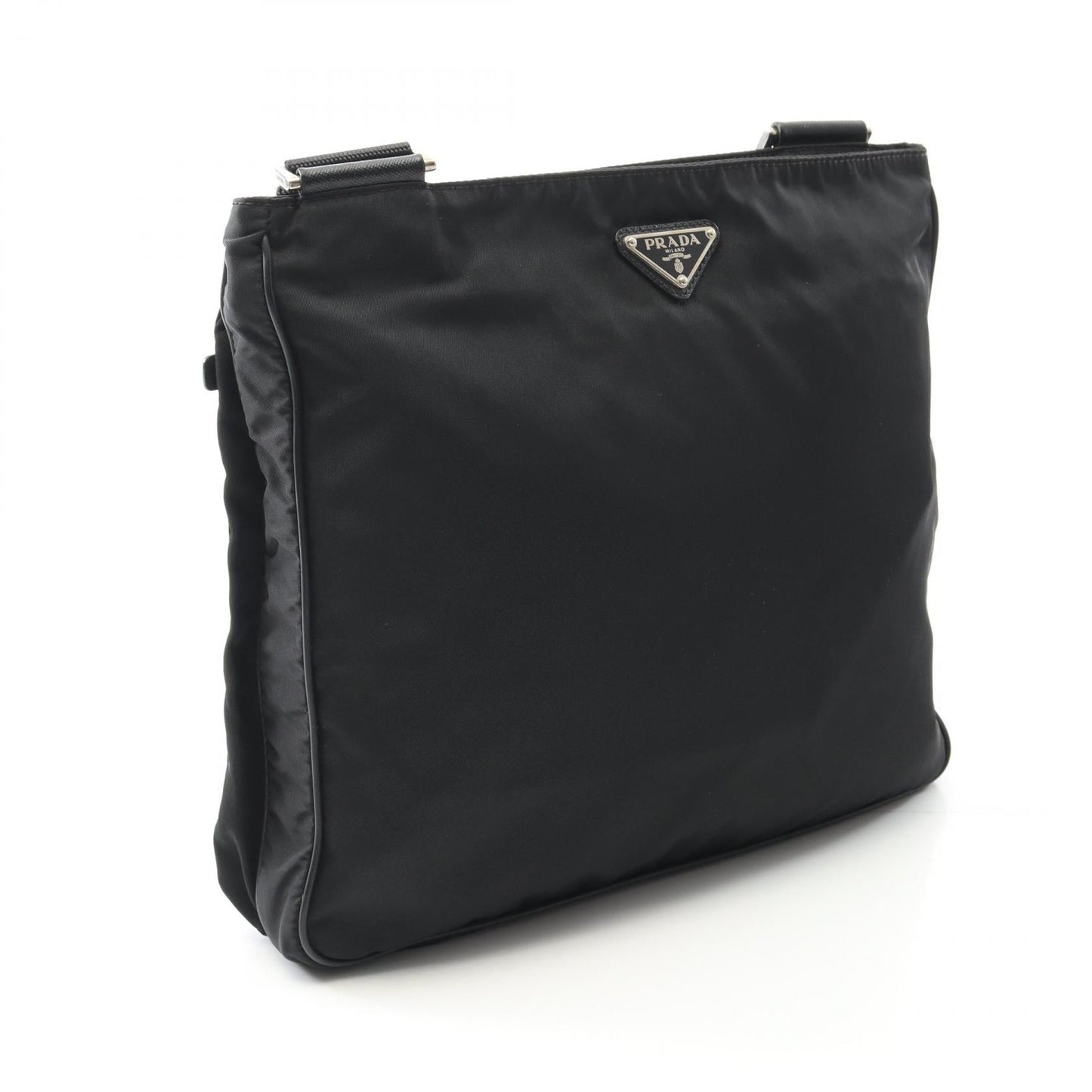 Prada VIAGGIO Nylon Saffiano Leather Shoulder Bag