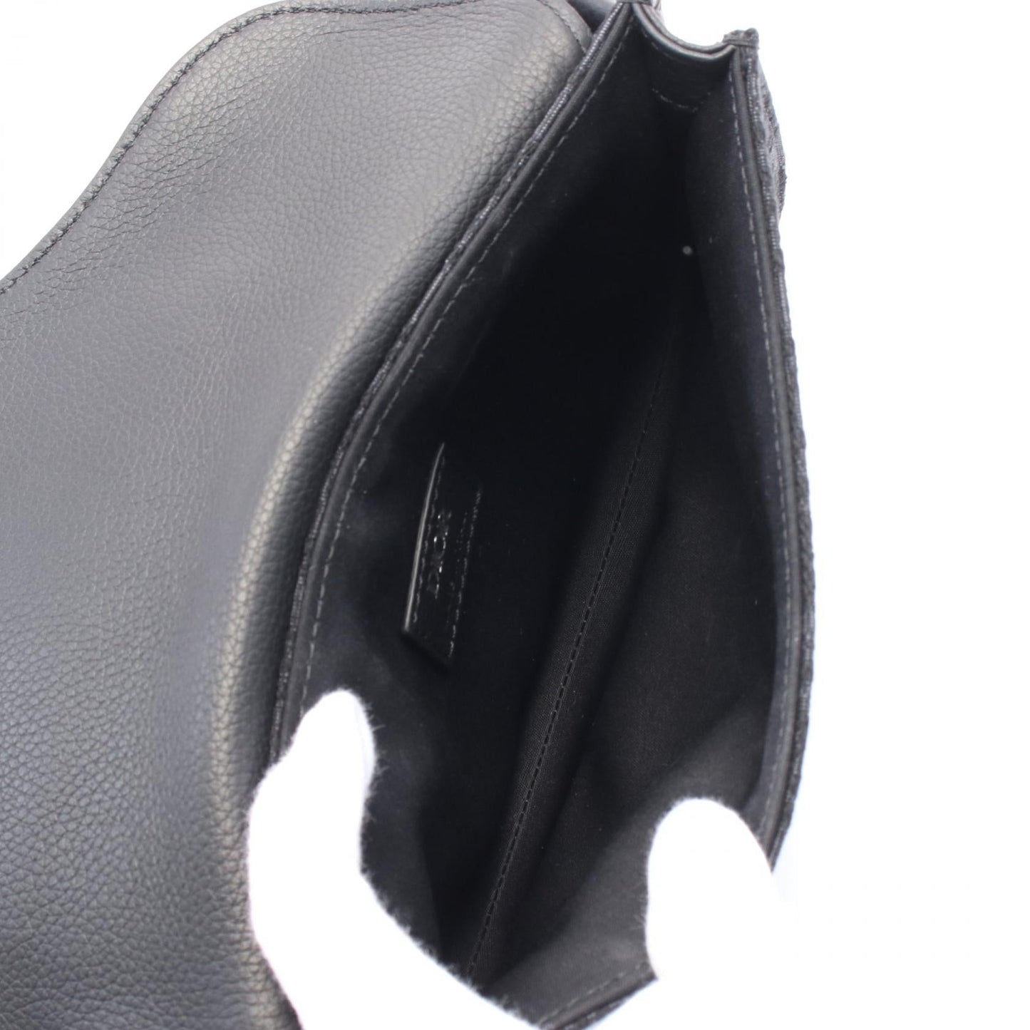 Dior SADDLE Oblique Canvas Leather Waist Bag