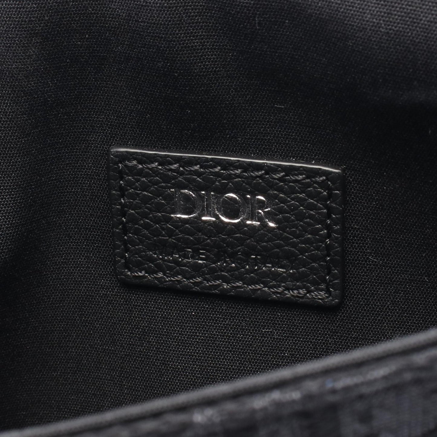 Dior SADDLE Oblique Canvas Leather Waist Bag