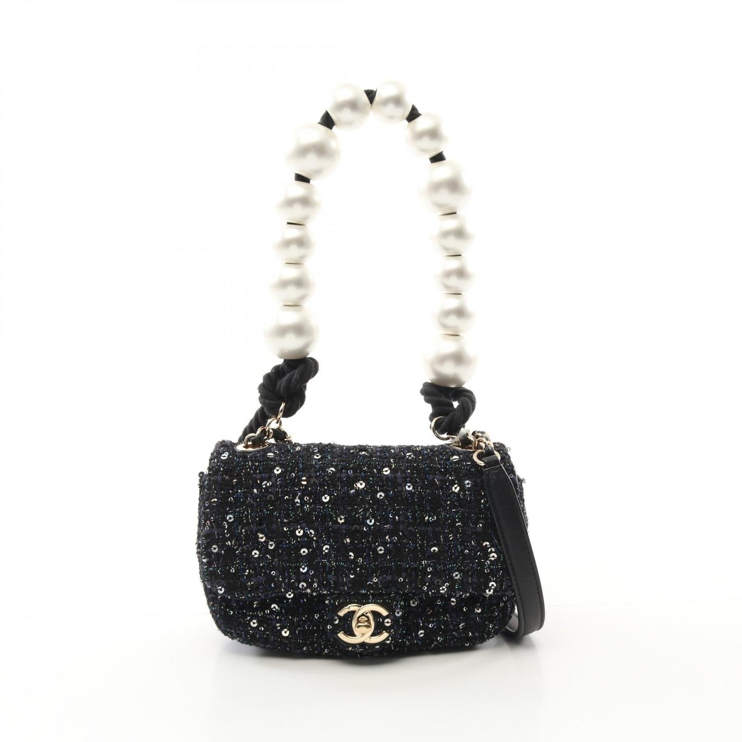 Chanel Coco Mark Fake Pearl Shoulder Bag