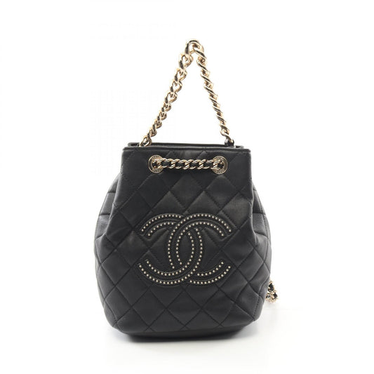 Chanel Matelassé Studs Coco Calfskin Backpack