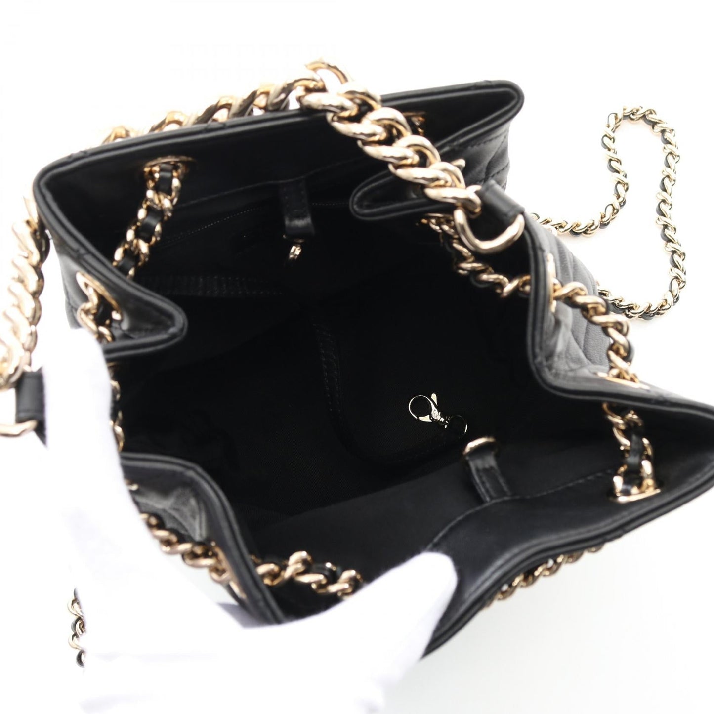 Chanel Matelassé Studs Coco Calfskin Backpack