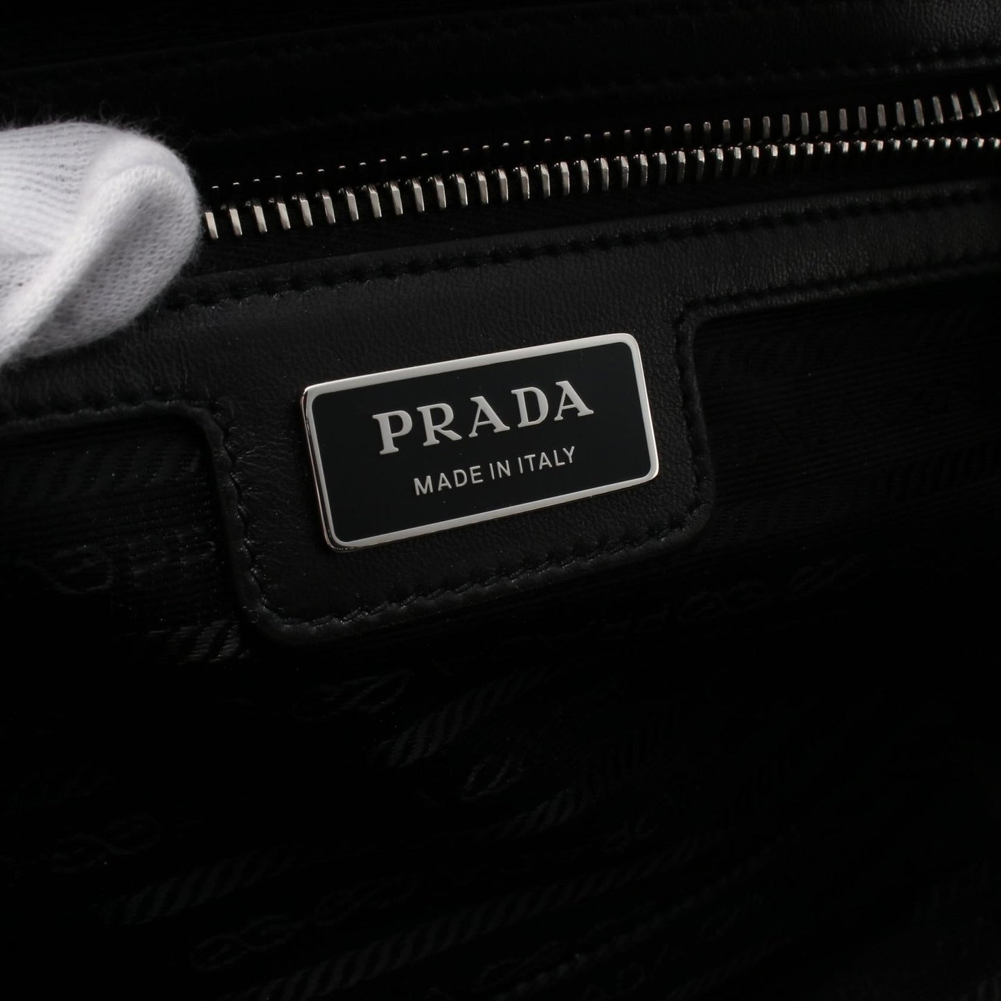 Prada TESSUTO+SAFFIANO 2way bag 1BB1212C4QF0632