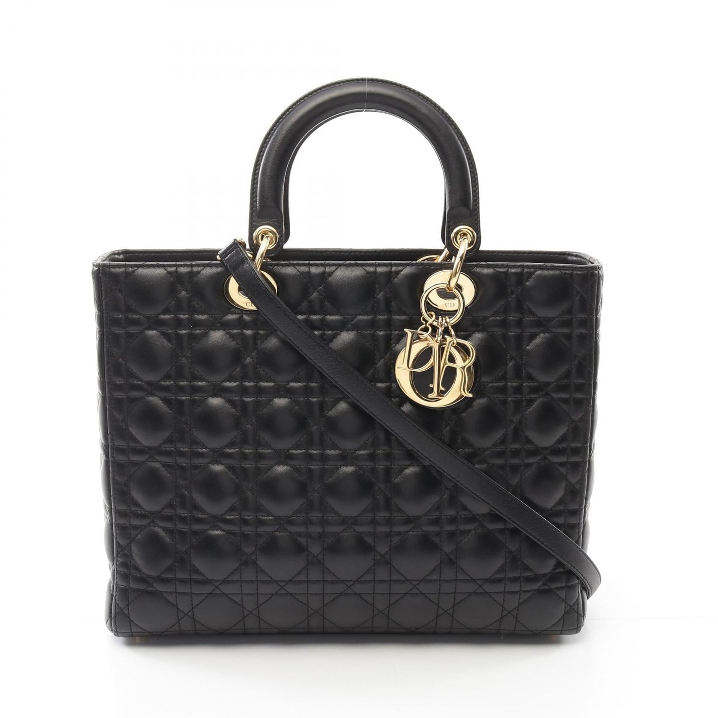 Dior Lady Dior Leather Handbag