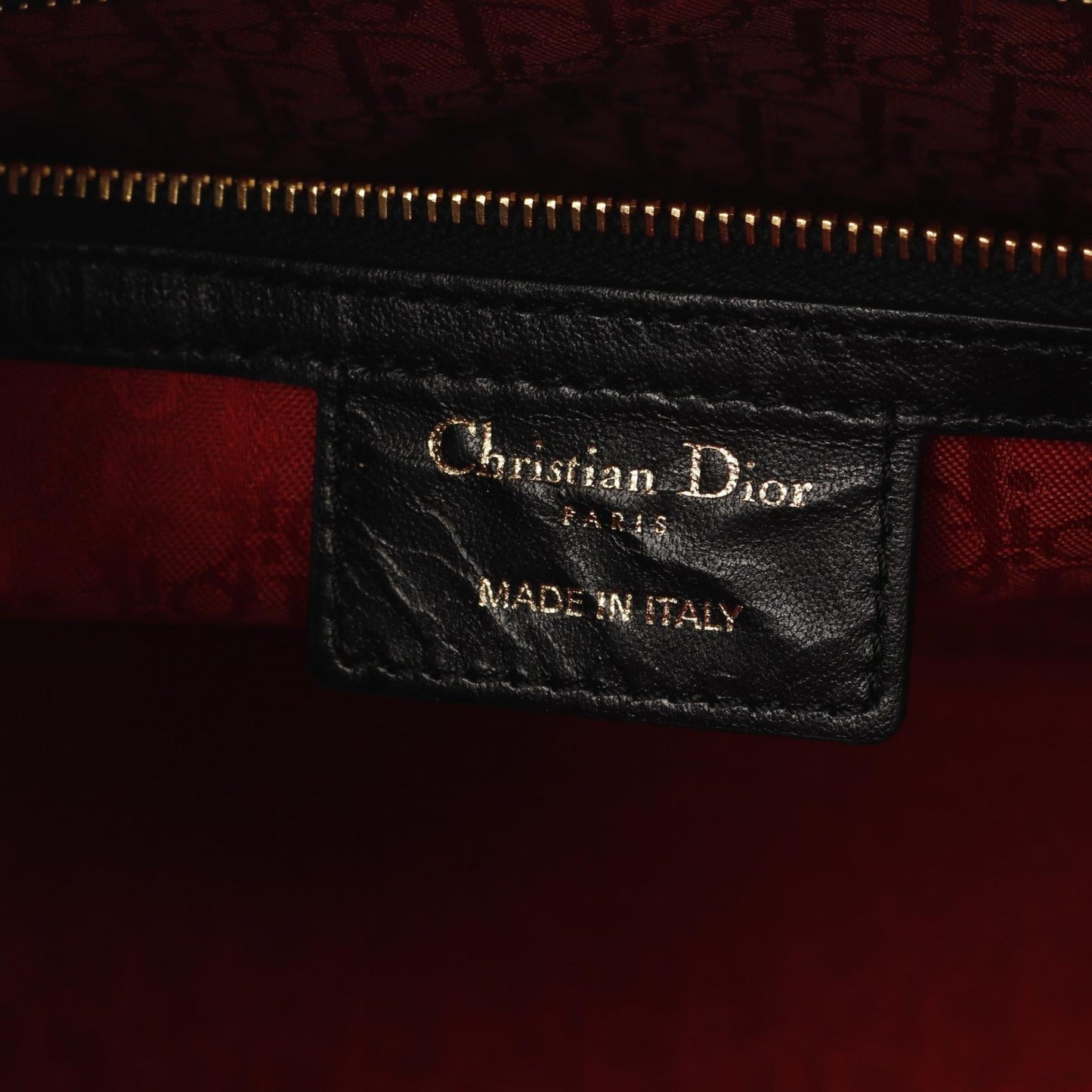 Dior Lady Dior Leather Handbag