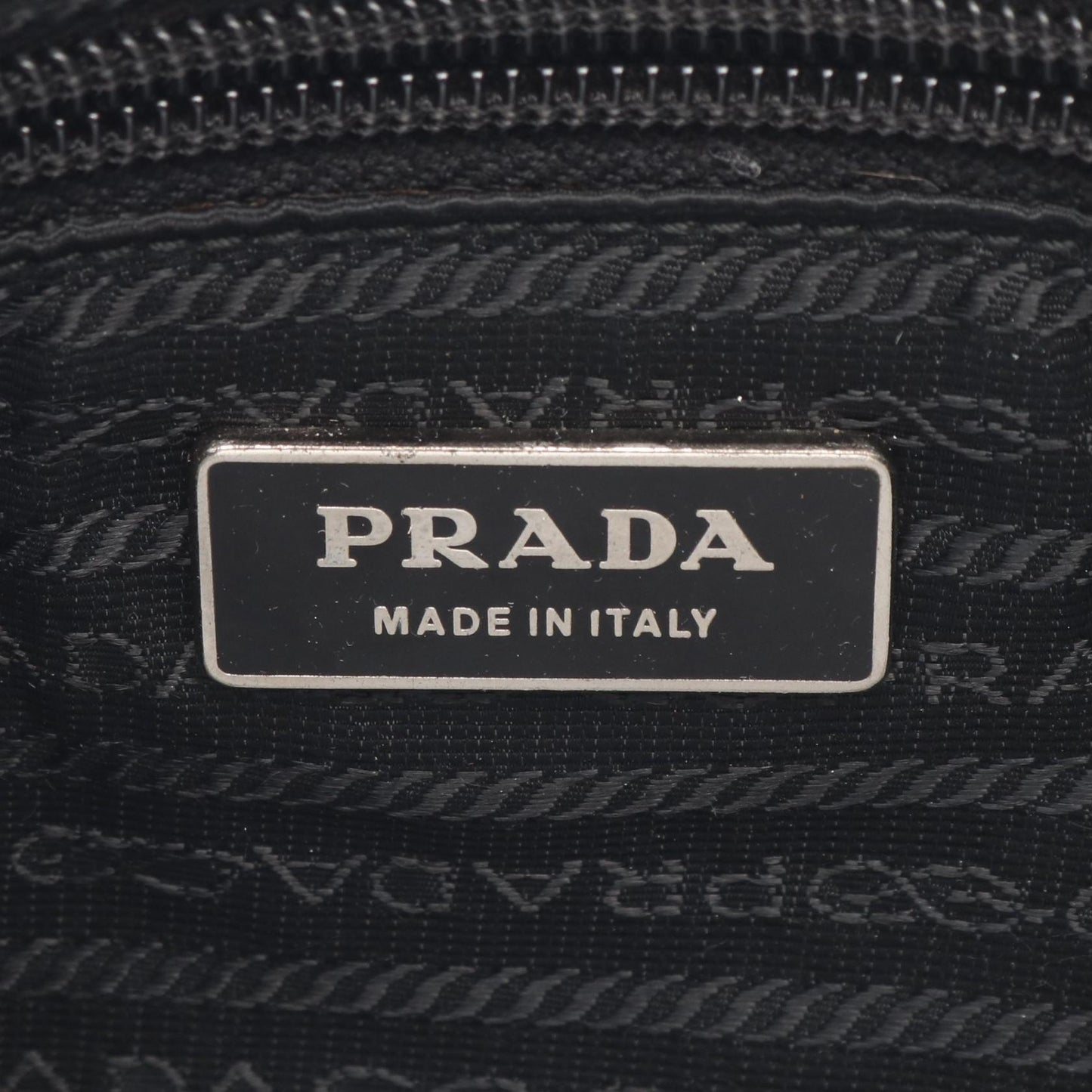 Prada Nylon Saffiano Leather Shoulder Bag