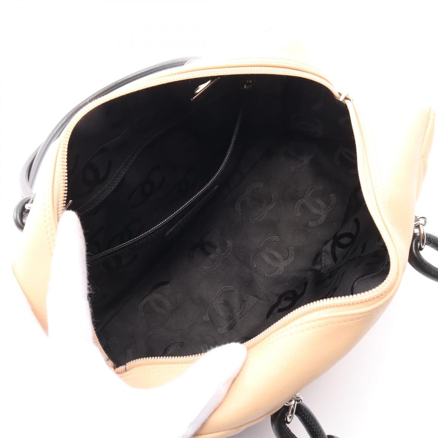 Chanel Cambon Line Leather 2way Shoulder Bag