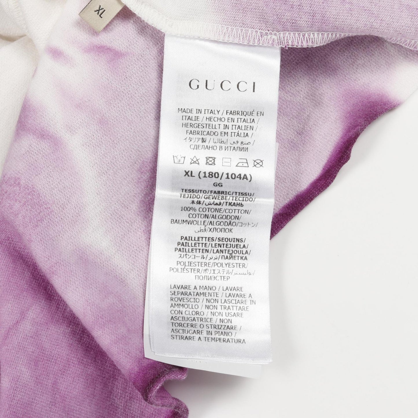Gucci Sequin Logo Cotton Top