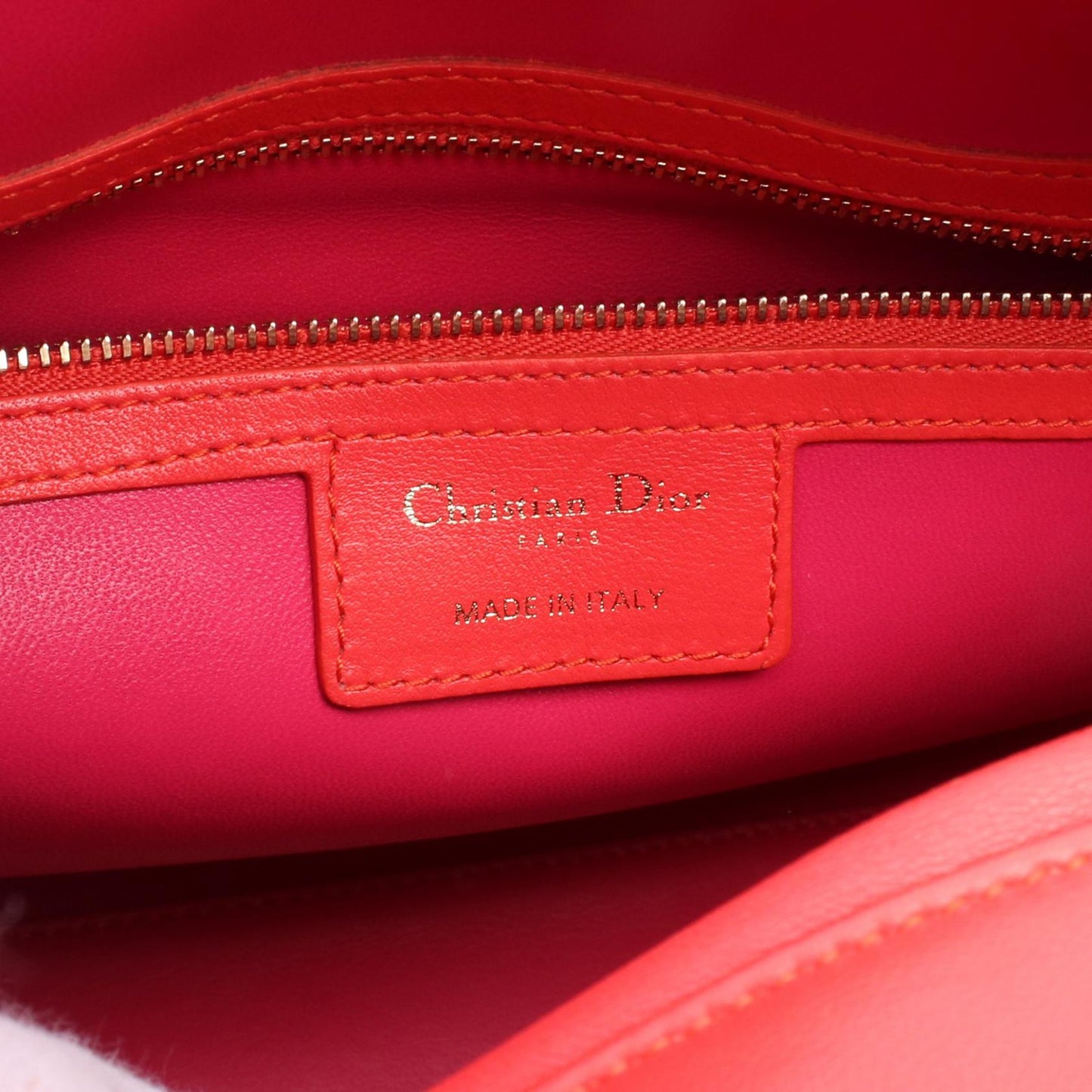 Dior Lady Dior Leather Handbag
